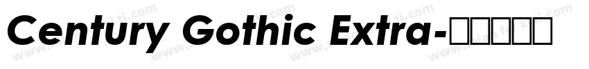 Century Gothic Extra字体转换